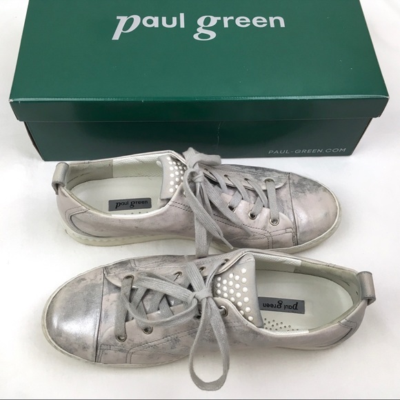 paul green silver shoes
